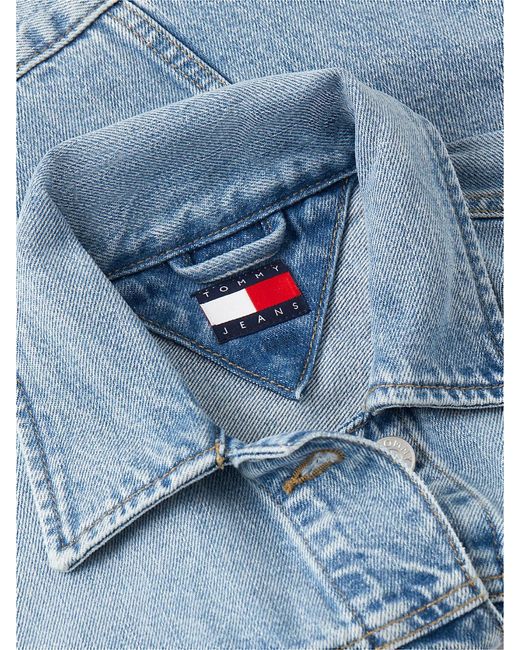 Tommy Hilfiger Blue Faded Denim Trucker Jacket