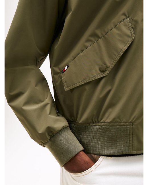 Bomber Décontracté Déperlant Compressible Tommy Hilfiger pour homme en coloris Green