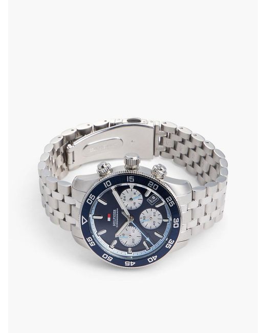 Tommy Hilfiger Gray Dial Stainless Steel Chronograph Watch for men