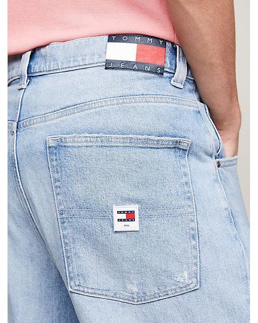 Tommy Hilfiger Classics Aiden Dad baggy Distressed Jeans in het Blue voor heren