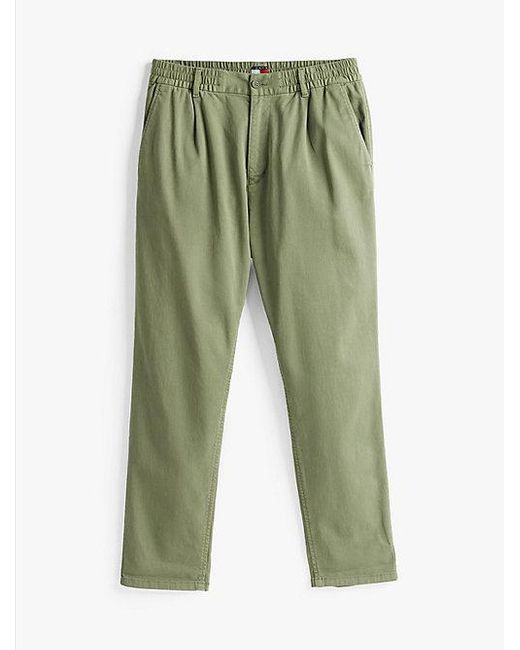 Tommy Hilfiger Isaac Regular Fit Twill-Hose in Green für Herren