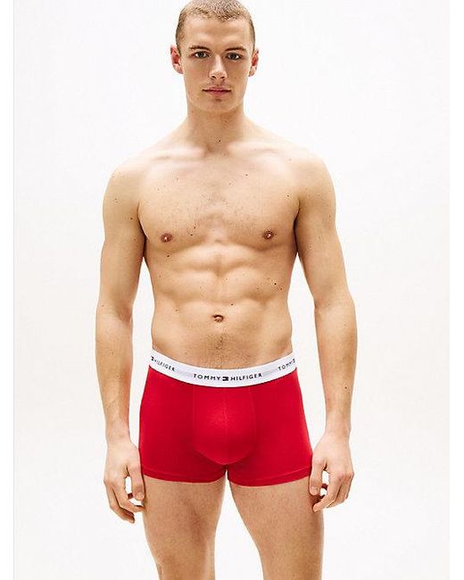 Tommy Hilfiger Set Van 3 Boxershorts Met Logotaille in het White voor heren