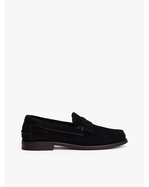 Mocassini di Tommy Hilfiger in Black da Uomo