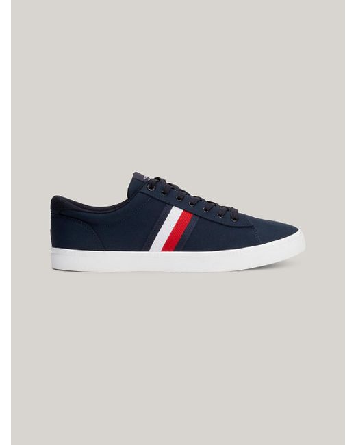 Tommy Hilfiger Blue Essential Iconic Signature Tape Trainers for men