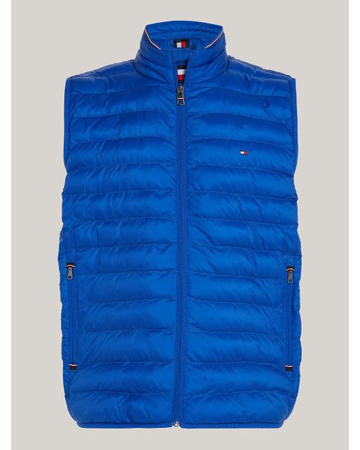 Doudoune sans manches matelassée déperlante Tommy Hilfiger pour homme en coloris Blue