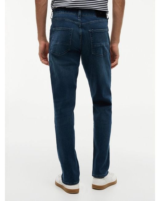 Tommy Hilfiger Blue Denton Faded Straight Leg Jeans for men