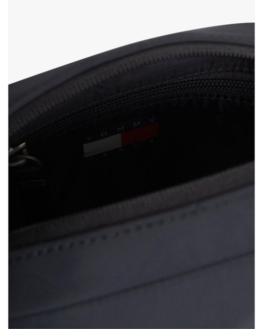 Tommy Hilfiger Blue Outdoor Mesh Pocket Crossbody Reporter Bag for men