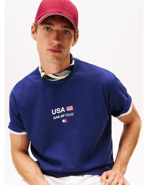 T-Shirt Décontracté Tommy X U. Sail Gp Team Tommy Hilfiger pour homme en coloris Blue