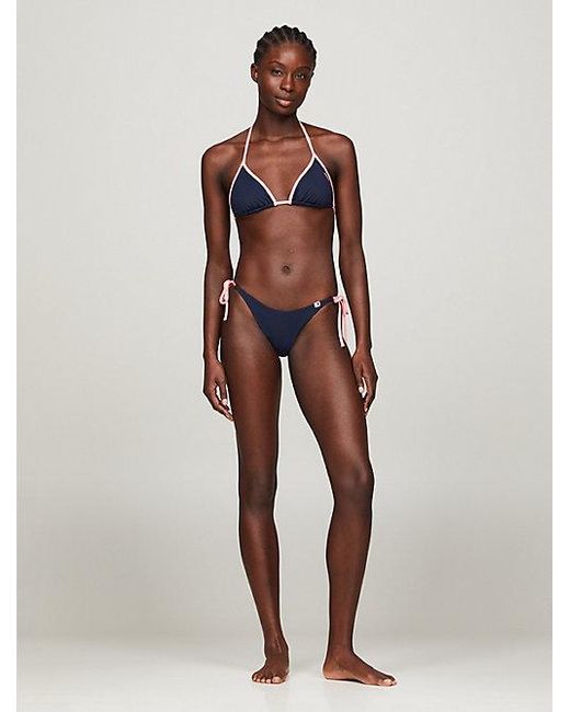 Parte Superior De Bikini De Triángulo Tommy Hilfiger de color Multicolor