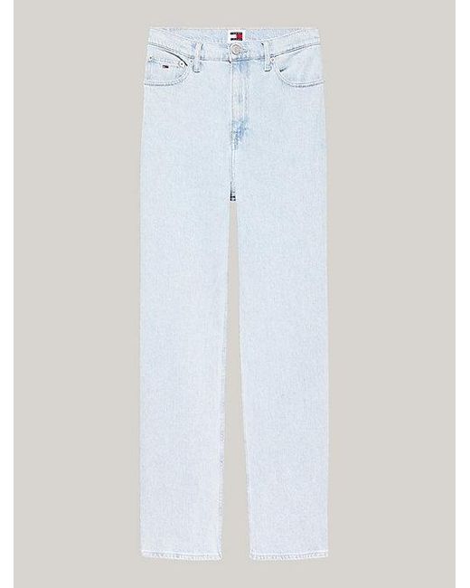 Tommy Hilfiger Julie Ultra High Rise Straight Jeans in het White