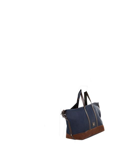 Tommy Hilfiger Blue Heritage Logo Patch Duffel Bag for men