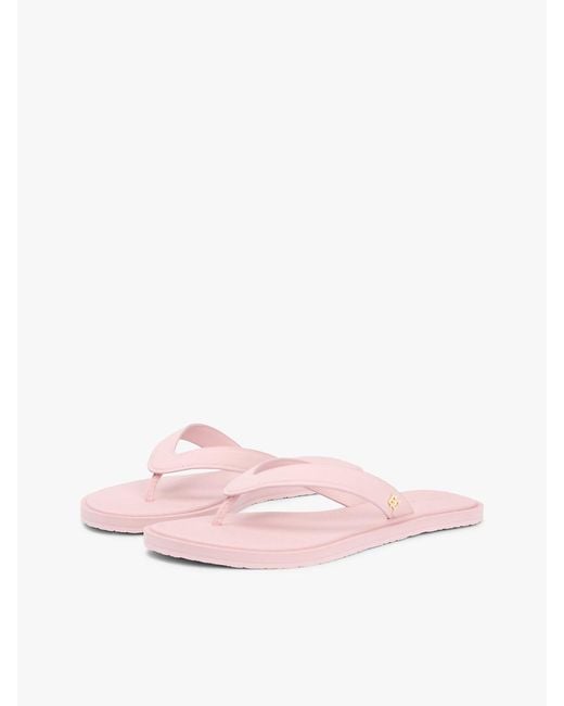 Tommy Hilfiger Pink Chic Th Monogram Flip-flops