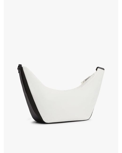Tommy Hilfiger White Logo Outdoor Crossbody Bag for men
