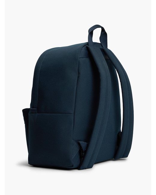 Tommy Hilfiger Blue Essential Textile Dome Backpack for men