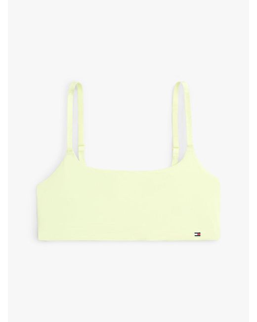 Tommy Hilfiger Yellow Essential Tonal Logo Unpadded Bralette