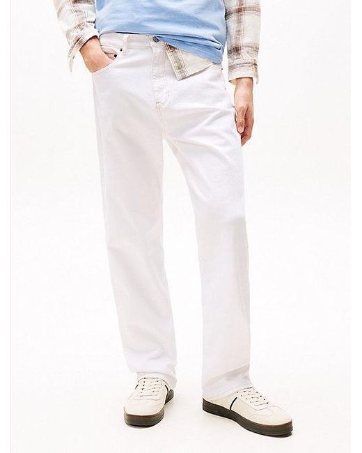 Vaqueros Otis Con Pernera Recta Blancos Tommy Hilfiger de hombre de color Blue