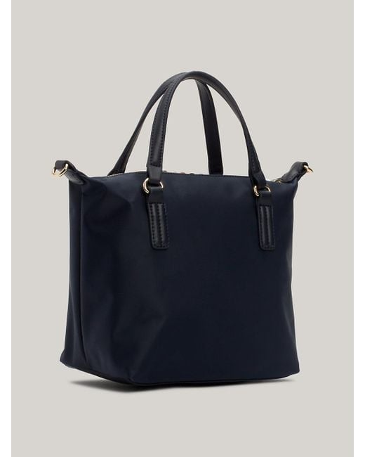 Tommy Hilfiger Blue Signature Th Monogram Small Tote