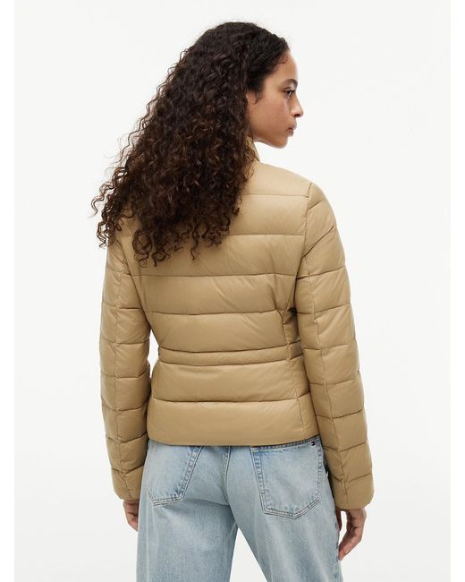 Tommy Hilfiger Blue Slim Lightweight Packable Down Jacket