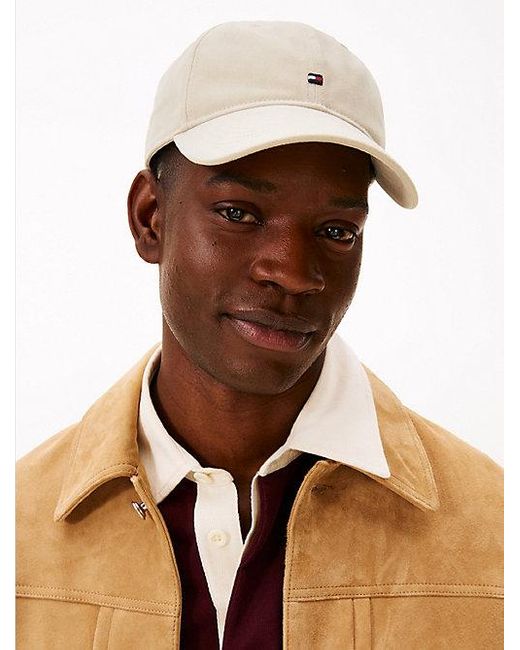 Tommy Hilfiger Hilfiger Flag Baseballpet Met Borduursel in het Natural voor heren