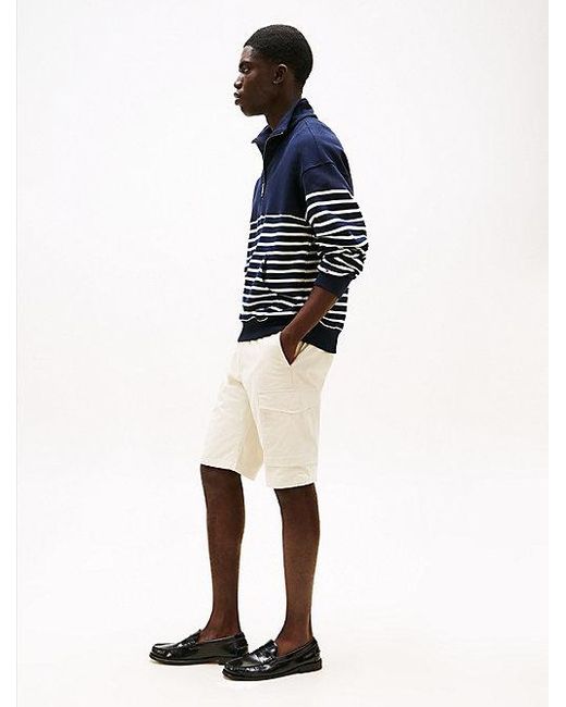 Tommy Hilfiger 1985 Collection Relaxed Cargoshort in het Blue voor heren
