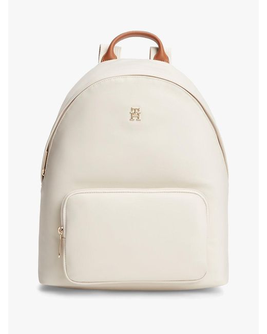 Tommy Hilfiger Natural Th Monogram Dome Backpack