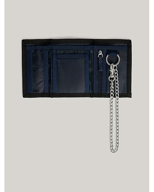 Tommy Hilfiger Heritage Trifold-Brieftasche mit Aufhängekette in Blue für Herren
