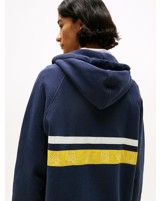 Robe Sweat Courte À Capuche Hilfiger Sailing Tommy Hilfiger en coloris Blue