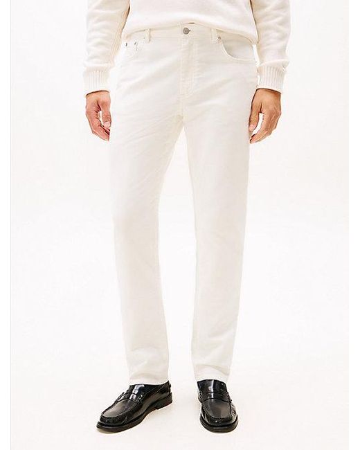 Pantalón Denton Recto En Tejido Moleskin Tommy Hilfiger de hombre de color Blue