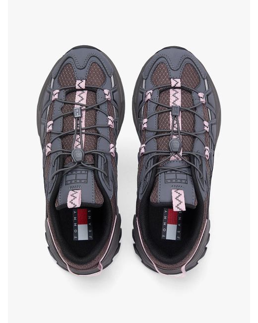Tommy Hilfiger Blue Speed Laces Cleat Outdoor Trainers