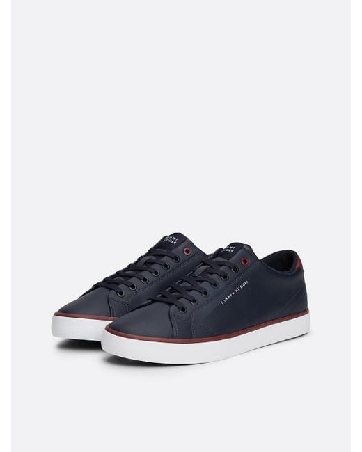 Tommy Hilfiger Blue Colour-pop Logo Trainers for men