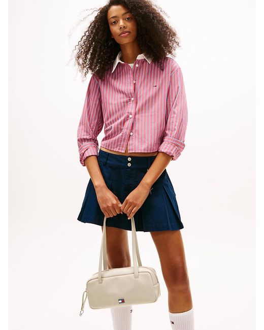 Tommy Hilfiger Natural City Logo Shoulder Bag