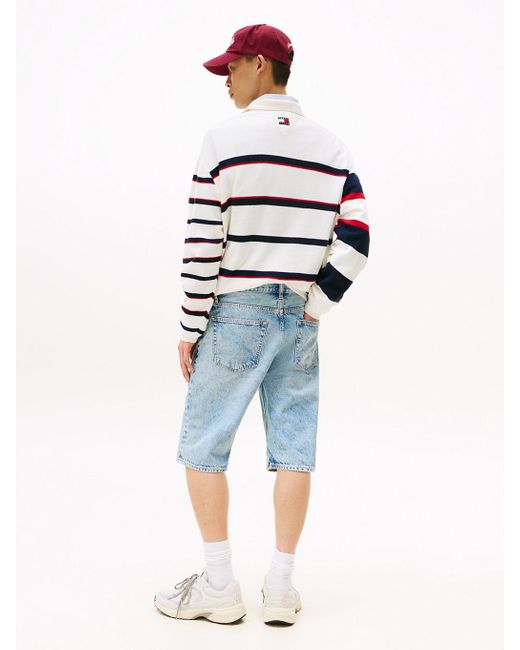 Tommy Hilfiger Blue Ryan Slim Denim Shorts for men