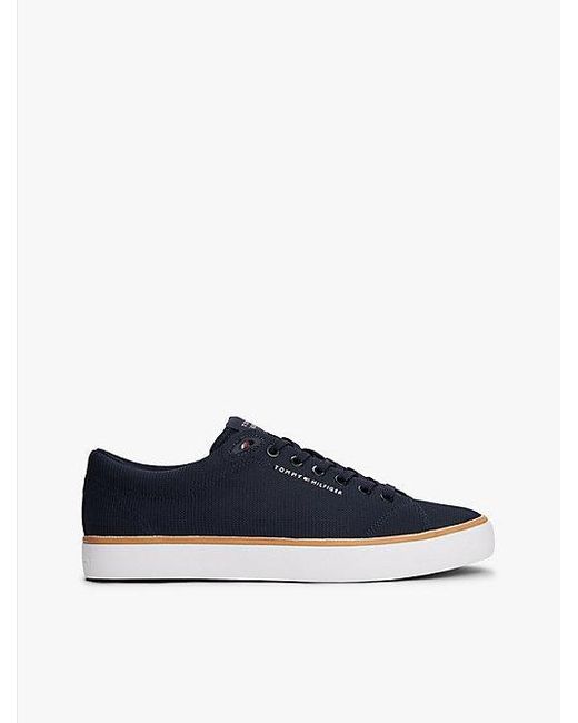 Tommy Hilfiger Th Hi Vulc Core Low Ii Mesh Fm0fm05513 Top in het Blue voor heren