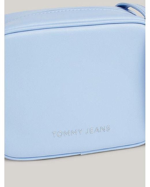 Tommy Hilfiger Essential Kleine Crossbody-cameratas Met Logo in het Blue