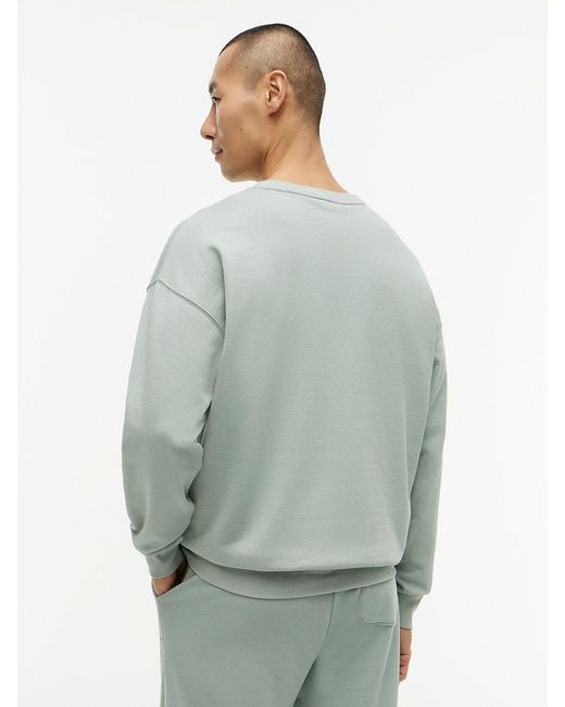 Tommy Hilfiger Gray Essential Logo Terry Lounge Track Top for men