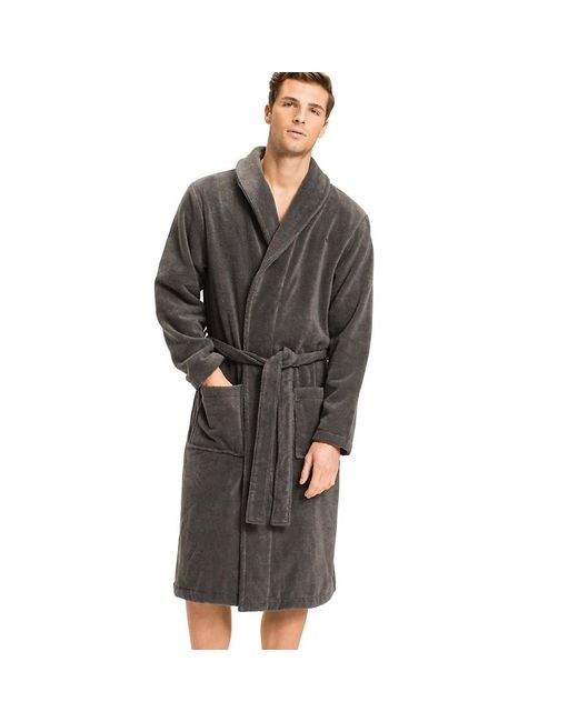 Tommy Hilfiger Mens Towelling Robe Bathrub Tommy Hilfiger Mens Towelling Robe Bathrub
