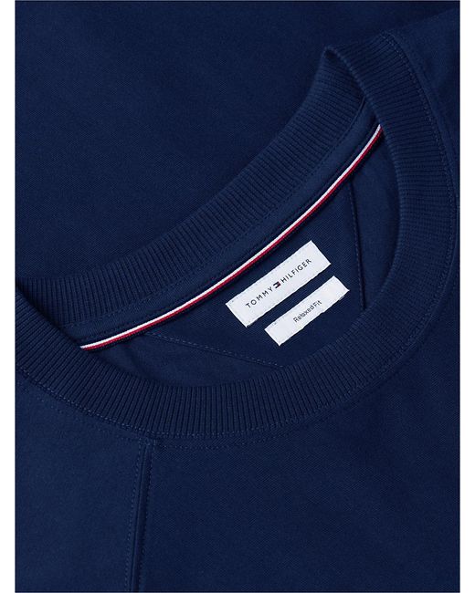 Tommy Hilfiger Blue Flag Raglan Sleeve Relaxed Jersey T-Shirt for men