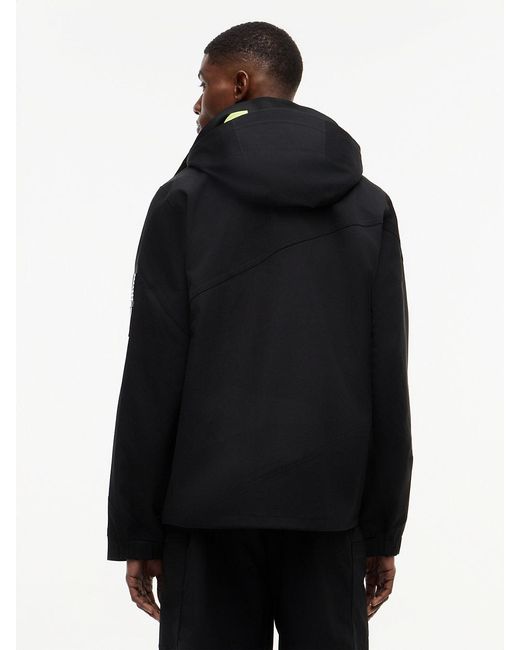 Tommy Hilfiger Black Tommy X U.s. Sail Gp Team Relaxed Hooded Jacket