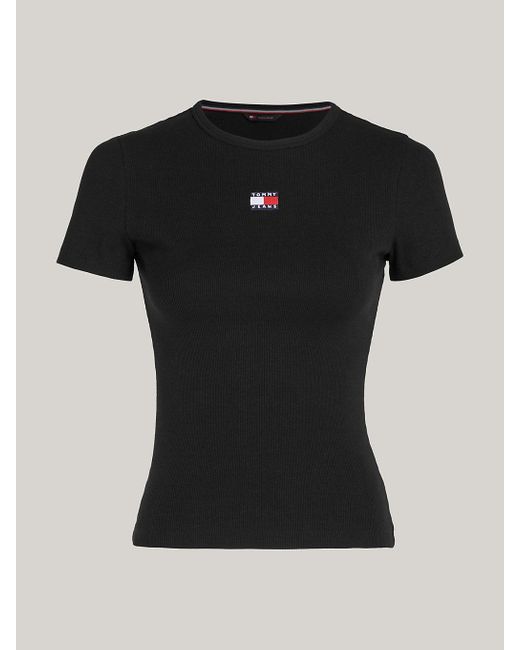 Tommy Hilfiger Black Badge Ribbed Slim Fit T-shirt