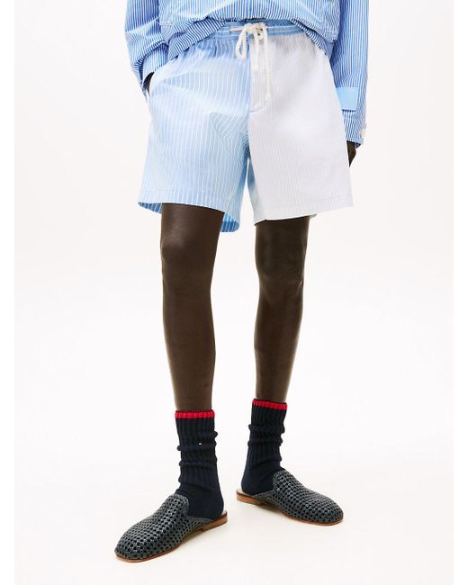 Short Colour-Block Oversize The Runway Collection Tommy Hilfiger pour homme en coloris Blue