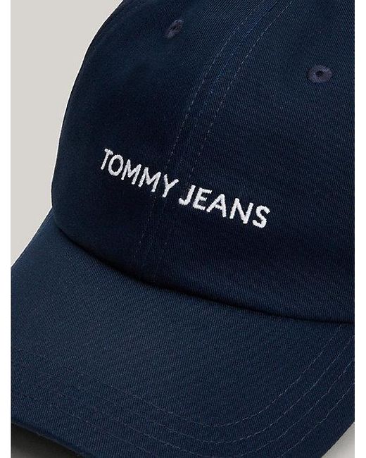 Tommy Hilfiger Blue Baseball-Cap mit Logo vorne