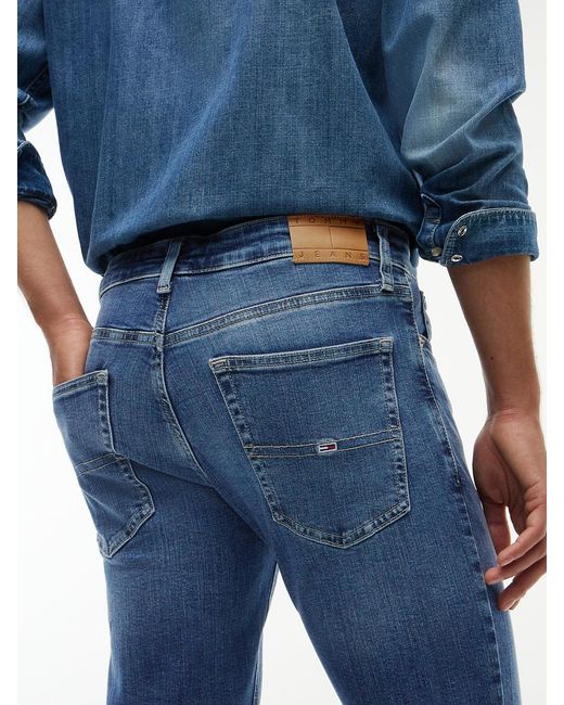 Tommy Hilfiger Blue Austin Slim Tapered Jeans for men