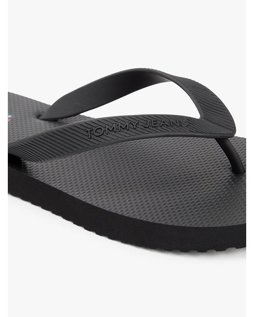 Tommy Hilfiger White Logo Strap Flip-Flops for men