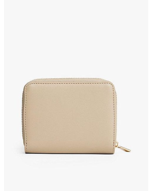 Cartera Hilfiger Icon Con Solapa Tommy Hilfiger de color Natural