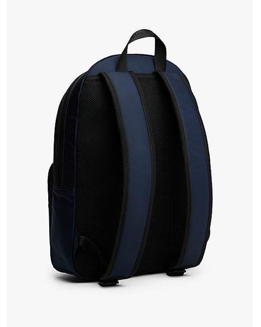 Tommy Hilfiger Rucksack Mit Gleichfarbigem Logo Aus Metall in Blue für Herren