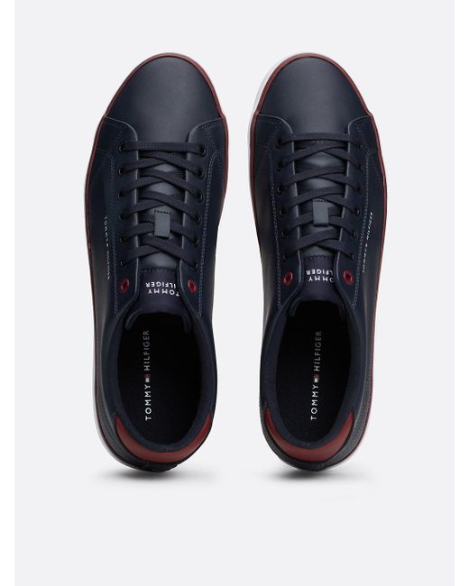 Tommy Hilfiger Blue Colour-pop Logo Trainers for men