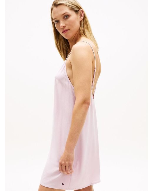 Tommy Hilfiger White Essential V-Neck Cami Nightdress