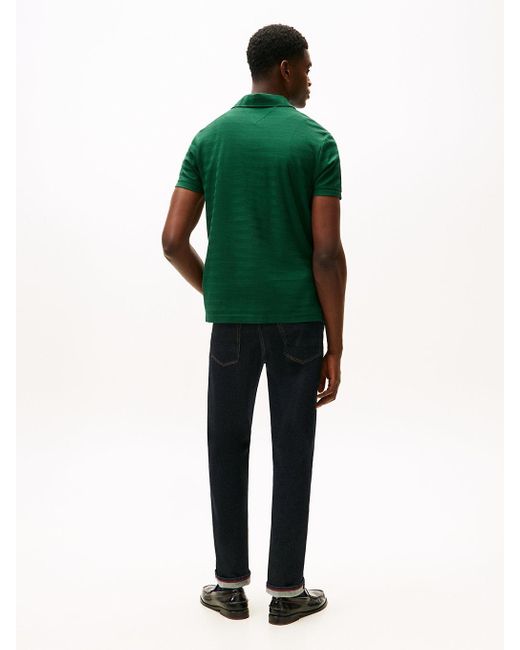 Polo Regular Fit di Tommy Hilfiger in Green da Uomo