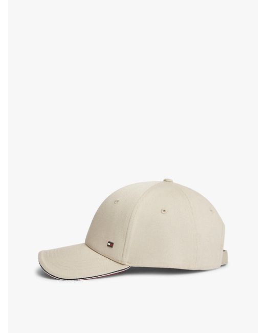 Tommy Hilfiger Natural Corporate Signature Tape Baseball Cap for men