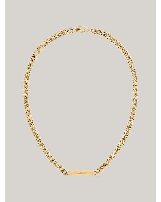 Tommy Hilfiger Natural Ionic Gold-plated Chain-link Necklace for men